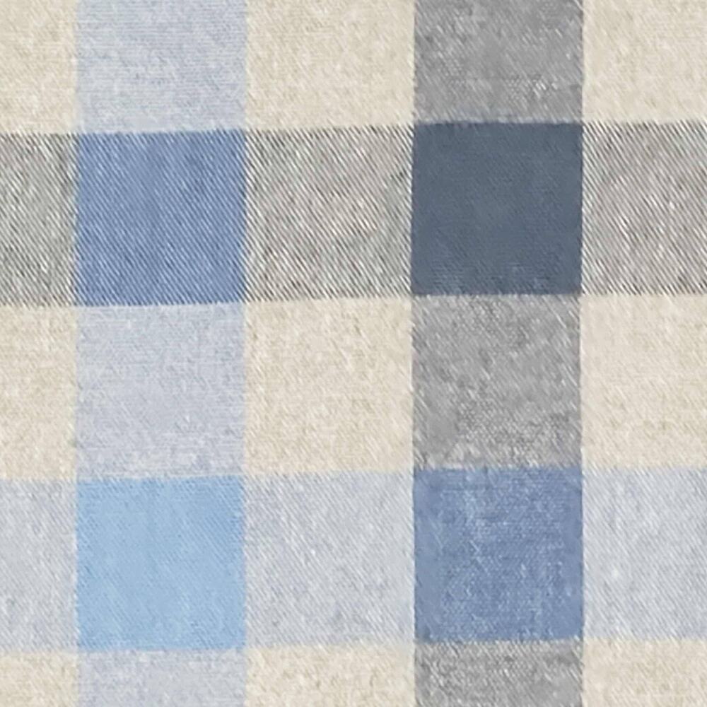 LL Bean Shirt Mens Gray Blue Plaid Flannel Long Sleeve Button Down Size XXL - Picture 6 of 10
